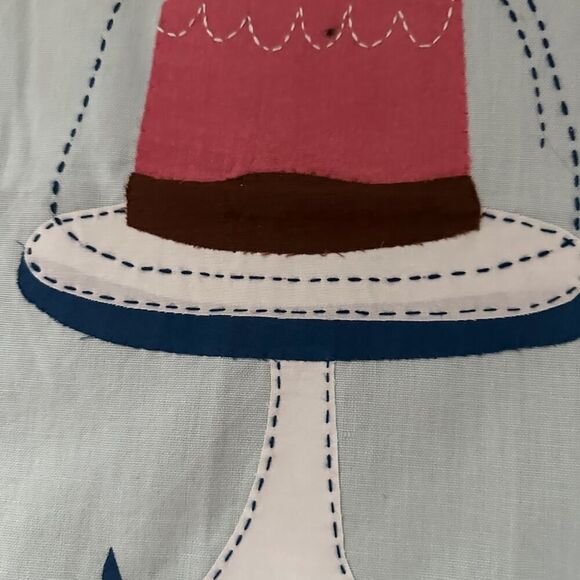 Sur La Table Embroidered Appliqué Dessert themed Tea Towel set of 2 NWOT - Picture 2 of 11